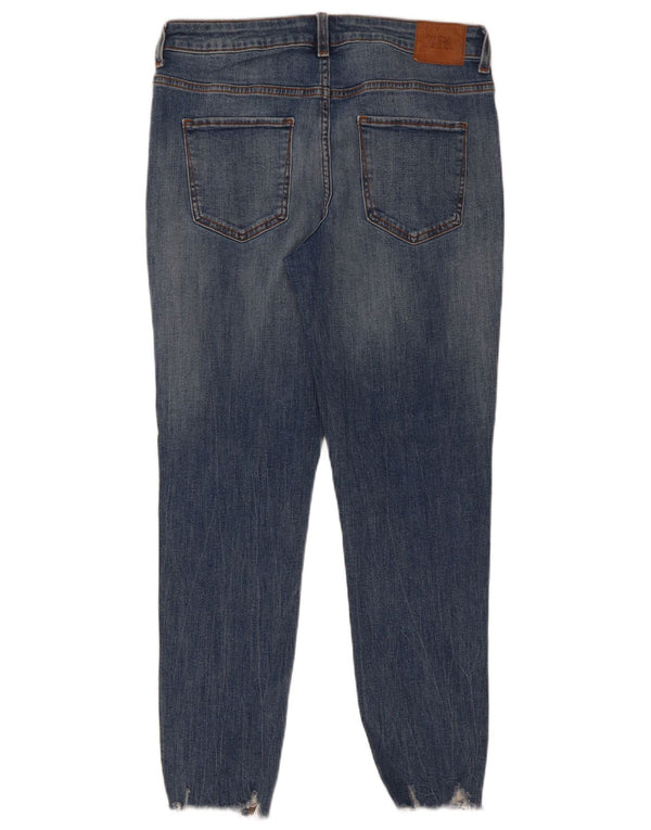 Jeans skinny effetto invecchiato da donna Zara EU 40 medio W30 L27 cotone blu