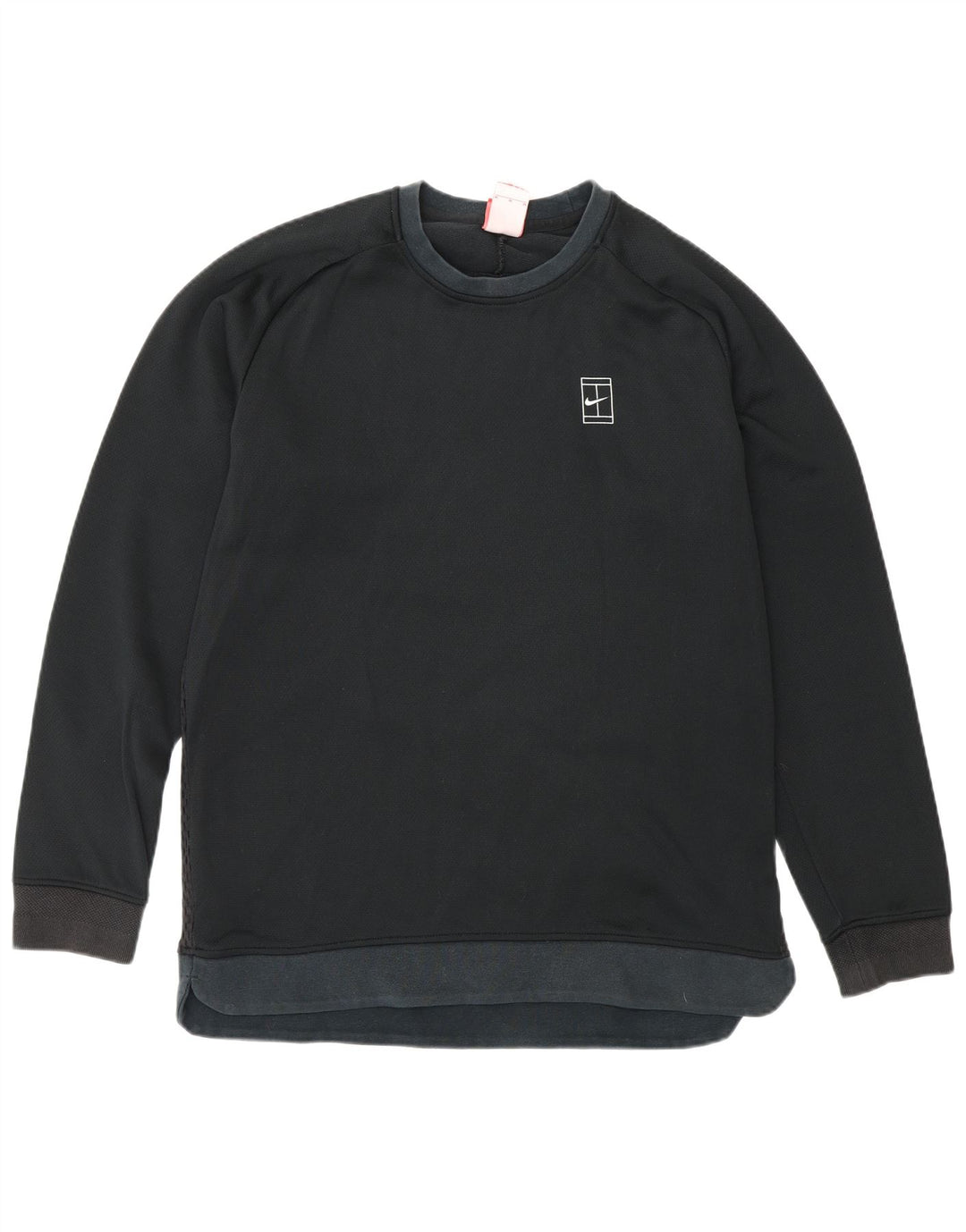 Felpa Nike Uomo Maglia Media Cotone Nero