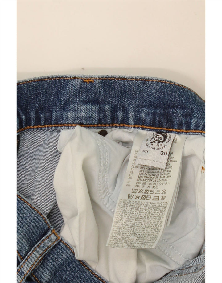 Jeans dritti da donna DIESEL W30 L27 cotone blu