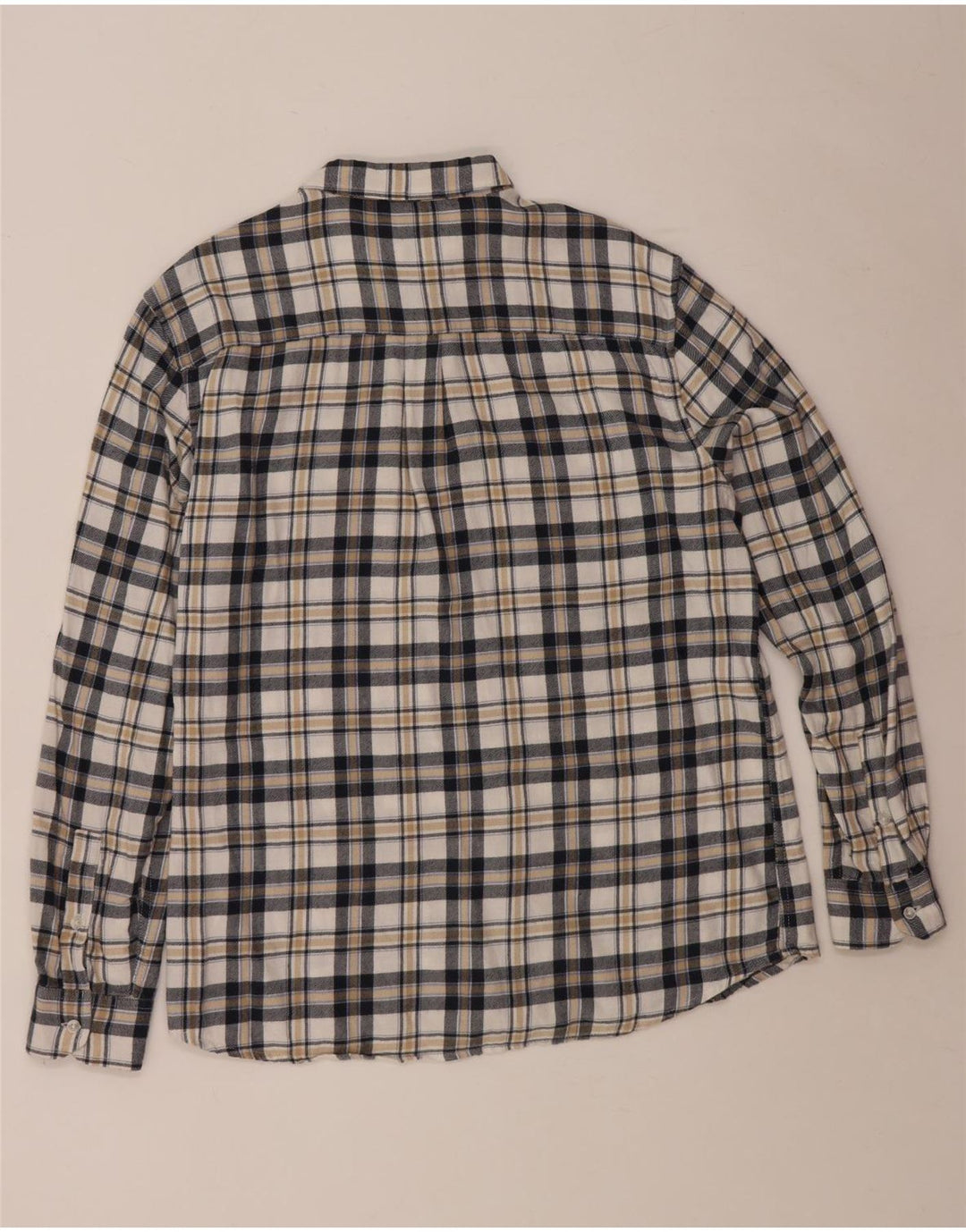 WRANGLER Camicia da uomo in flanella vestibilità regolare XL cotone a quadri bianchi