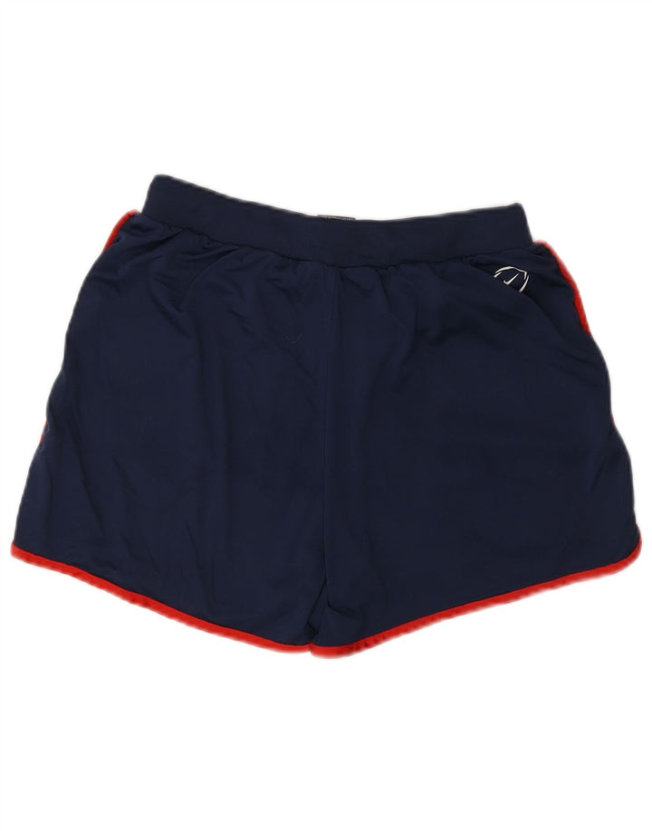 Pantaloncini sportivi Nike Dri Fit da donna UK 8 Small in poliestere blu navy