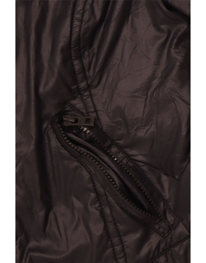 Giacca a vento corta da donna SUPERDRY UK 12 nylon nero medio