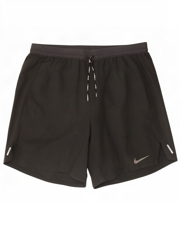 Pantaloncini sportivi Nike da donna Dri Fit UK 12 medio nero poliestere