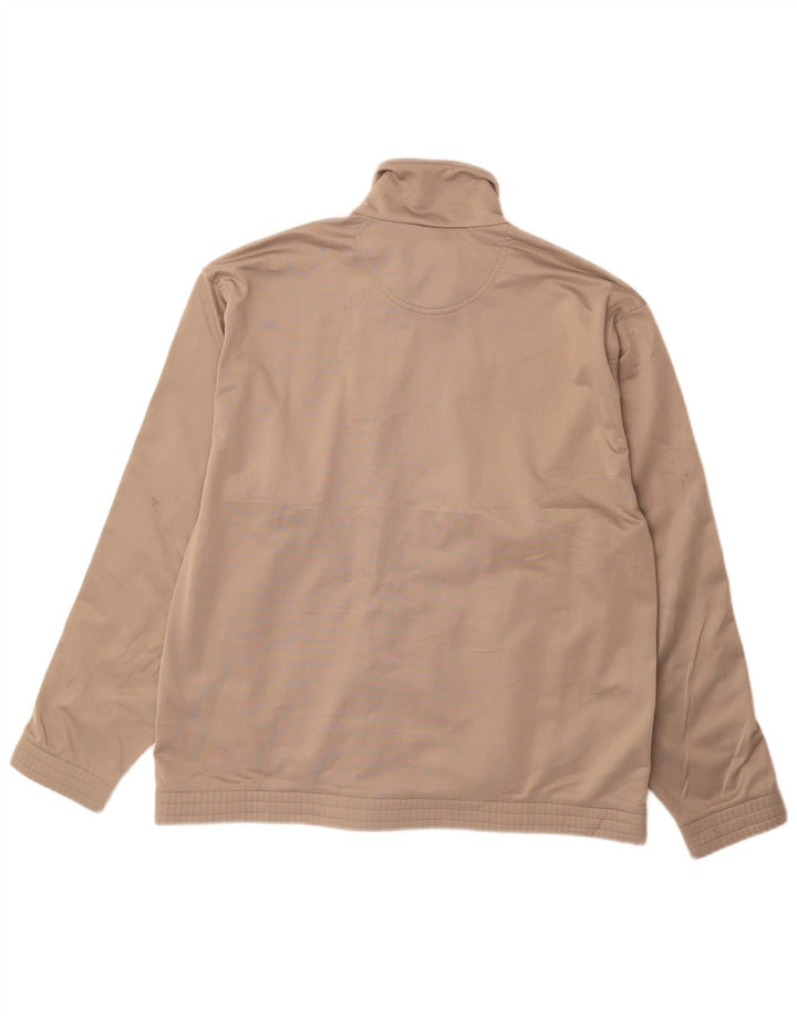 Giacca da tuta da uomo Lotto grande in poliestere beige