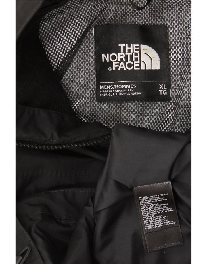 Giacca antipioggia da uomo The North Face Hyvent Graphic con cappuccio UK 42 XL Nera