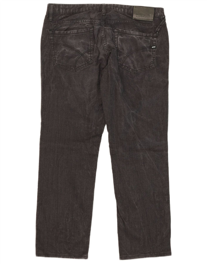 Jeans dritti da uomo Gas W36 L29 cotone grigio