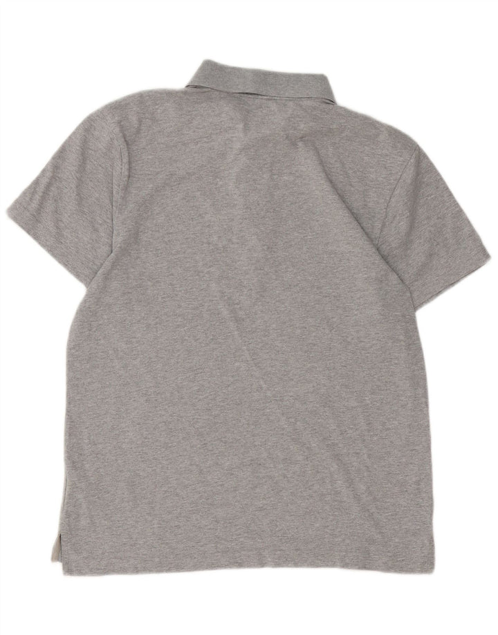 Polo Nike da uomo in cotone grigio medio