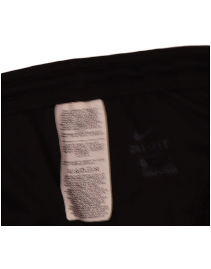 Pantaloncini sportivi Nike Dri Fit da uomo, colore nero medio, in poliestere color block