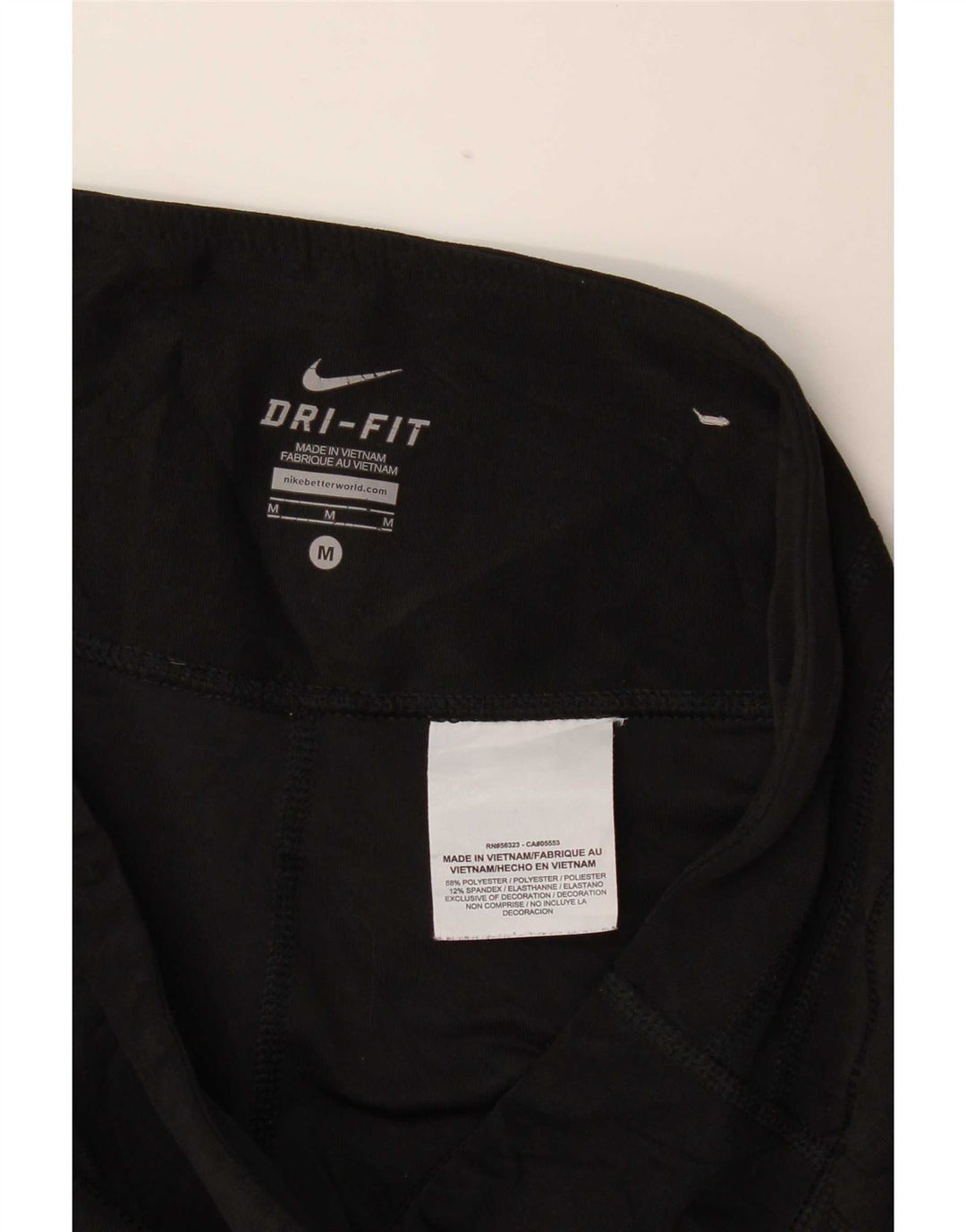 Leggings Nike Capri da donna medi W30 L19 poliestere nero sportivo