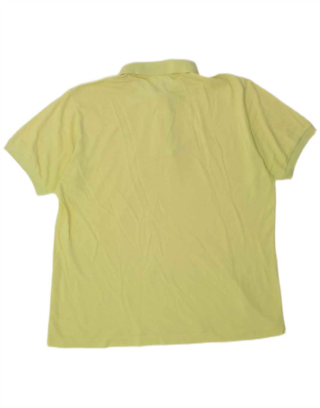 Polo da uomo LACOSTE taglia 6 XL in cotone giallo