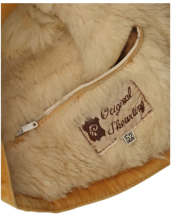 Giubbotto da uomo in montone VINTAGE IT 52 XL Shearling beige