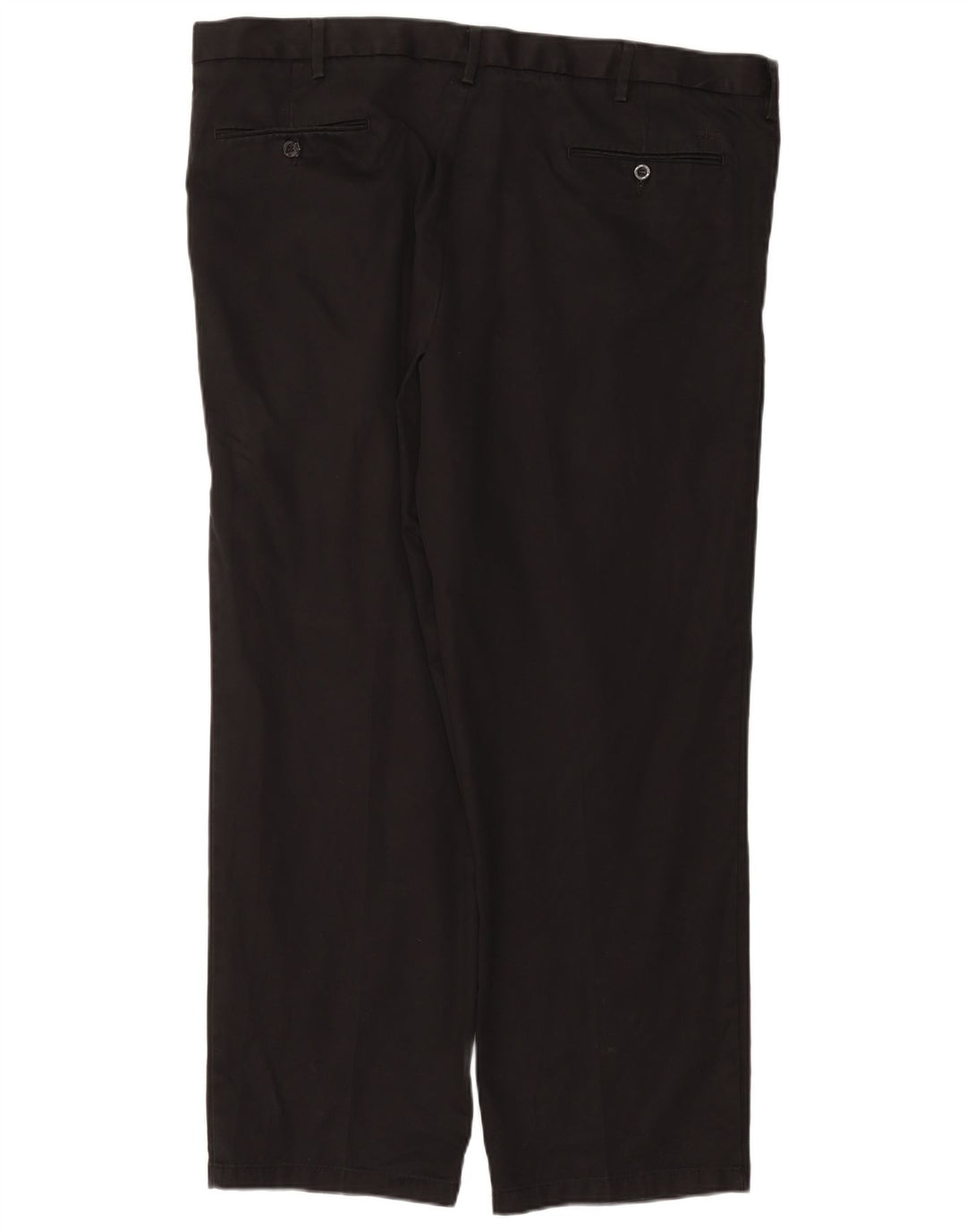 DOCKERS Pantaloni chino con pegging da uomo vestibilità classica W42 L32 cotone nero