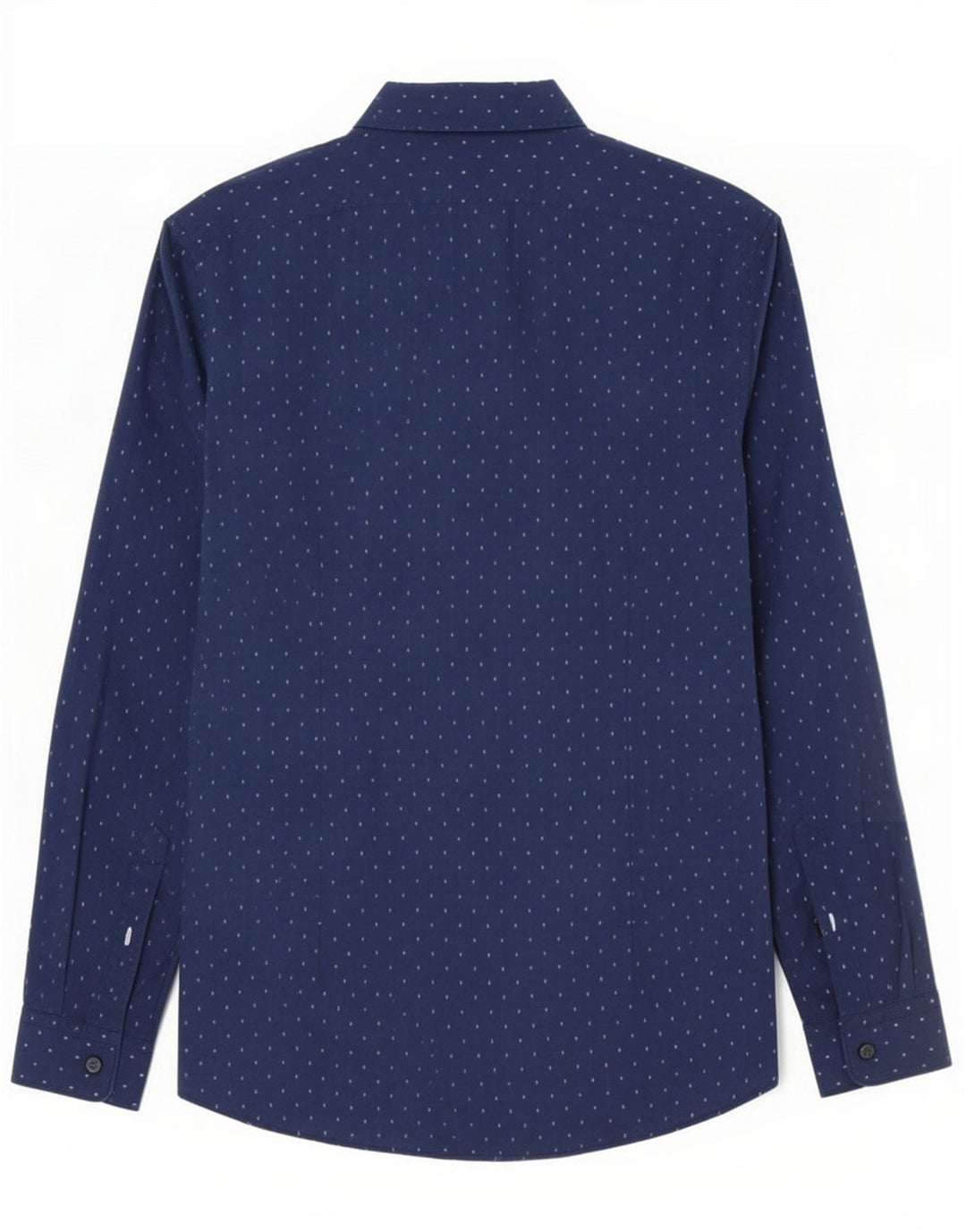 Camicia da uomo Regular Fit Hugo Boss Large in cotone maculato blu navy