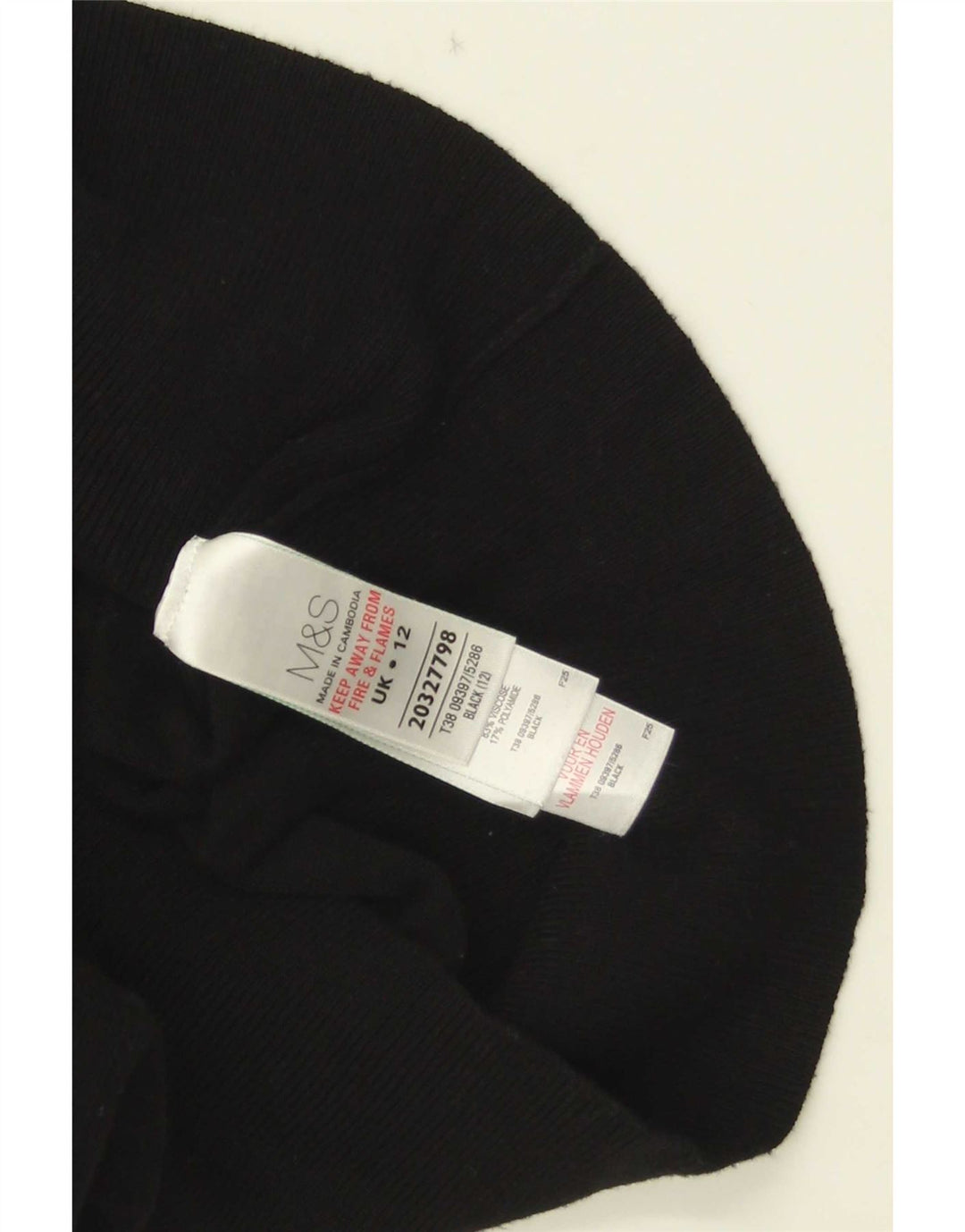 Maglione cardigan da donna Marks & Spencer UK 12 viscosa nera media