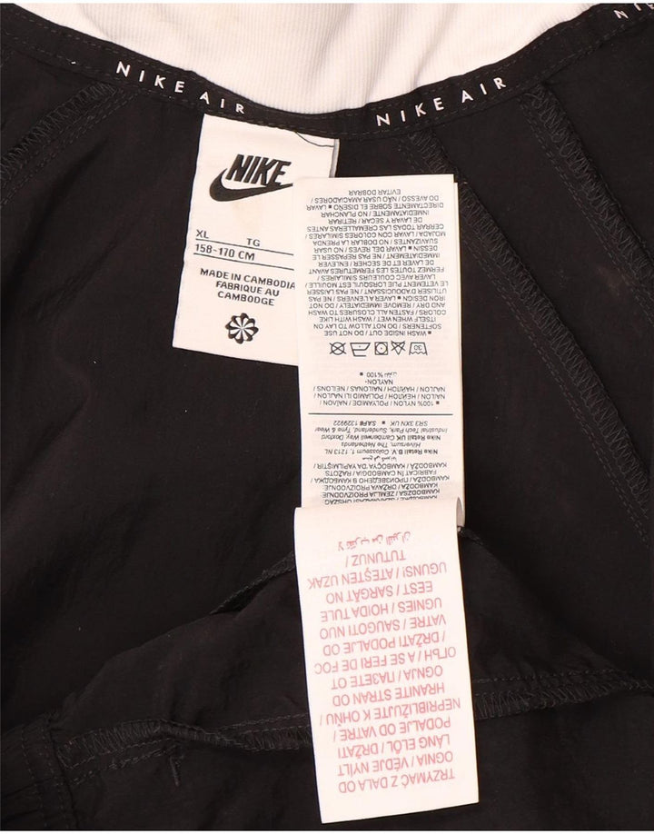 Giacca da ginnastica grafica da ragazzo Nike 13-14 anni XL nylon nero