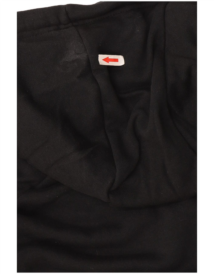 Felpa con cappuccio oversize da donna Nike UK 14 cotone medio nero