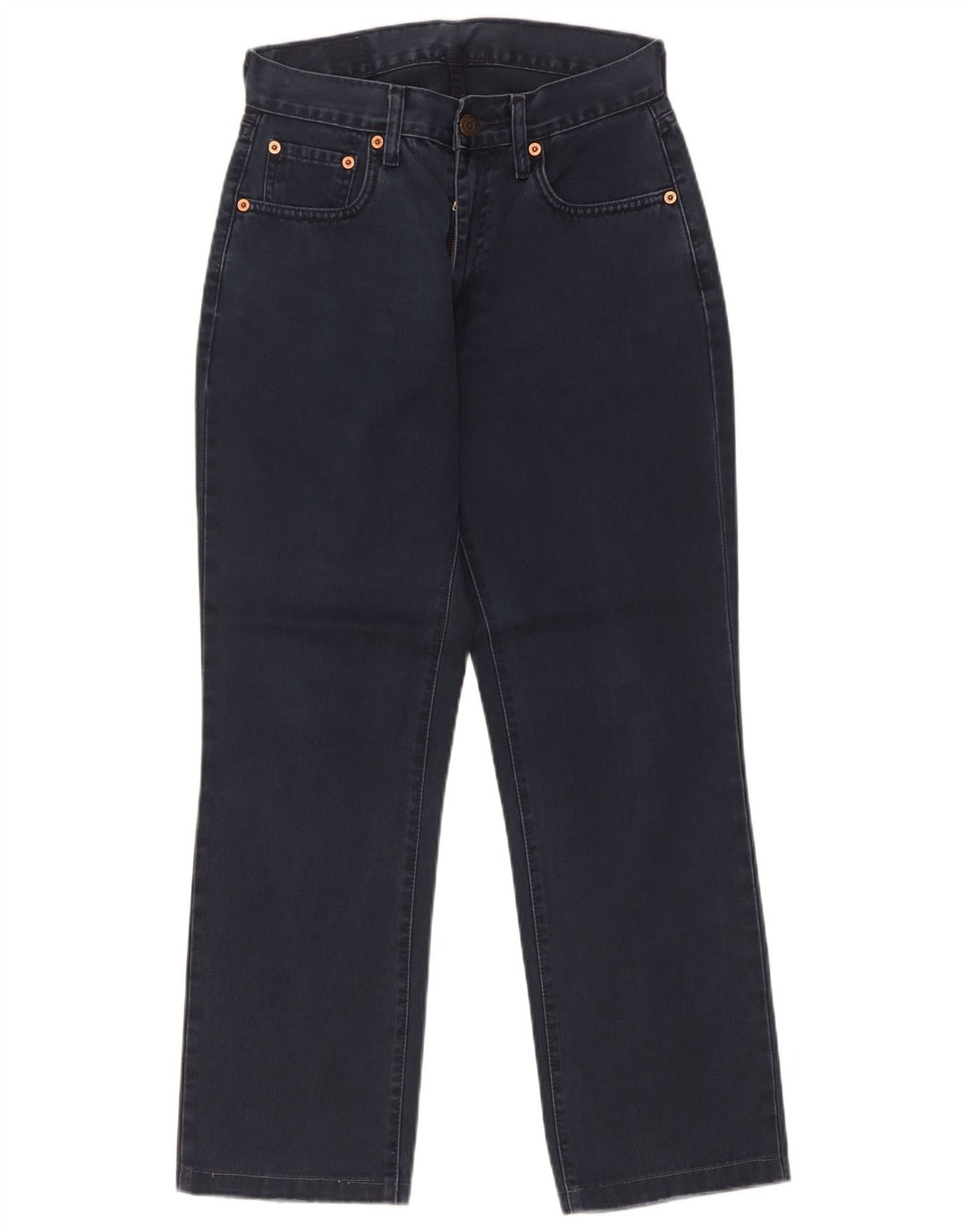 Jeans dritti 595 da donna Levi's W28 L27 cotone blu navy