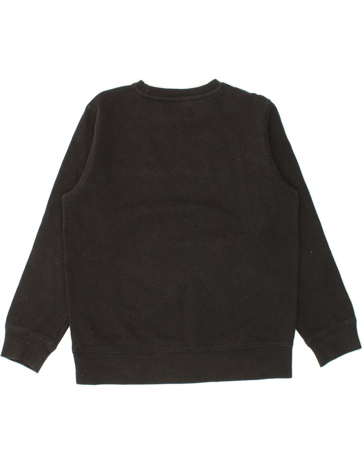 CHAMPION Boys Graphic Sweatshirt Jumper 9-10 Years Medium Black Cotton Vintage Champion and Second-Hand Champion from Messina Hembry 