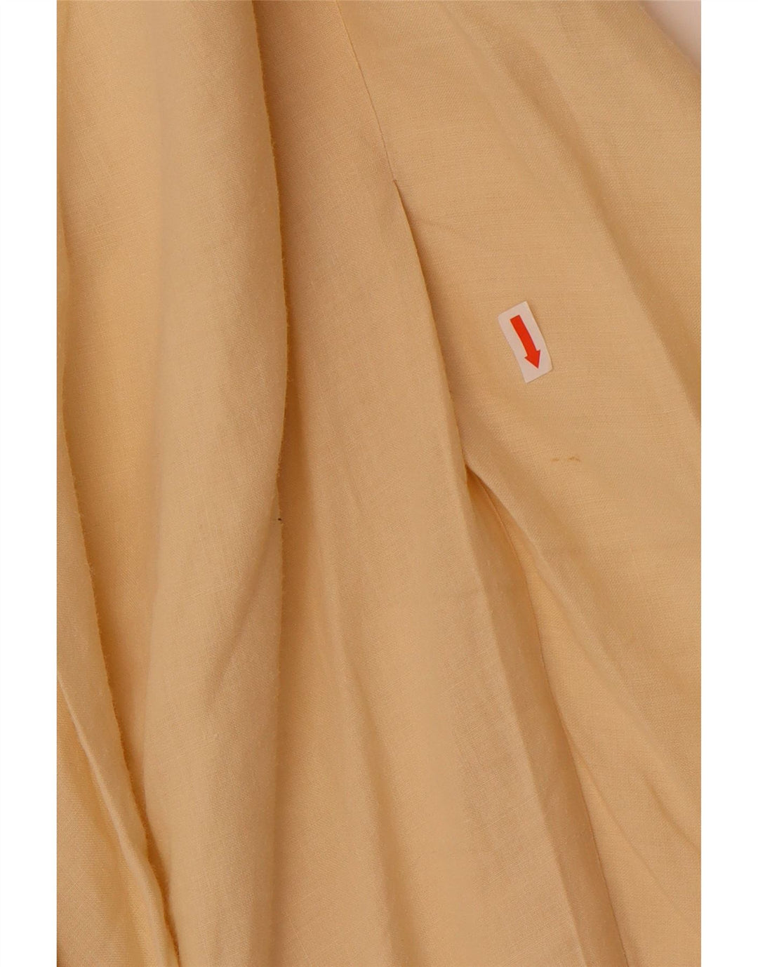 Gonna a trapezio da donna Benetton W28 giallo medio