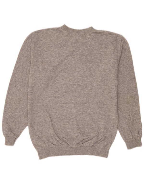 Felpa da uomo Wrangler Maglione piccolo in cotone chiazzato grigio