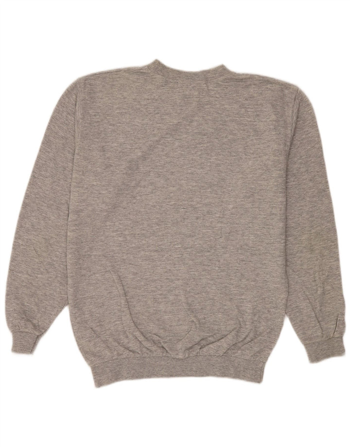 Felpa da uomo Wrangler Maglione piccolo in cotone chiazzato grigio
