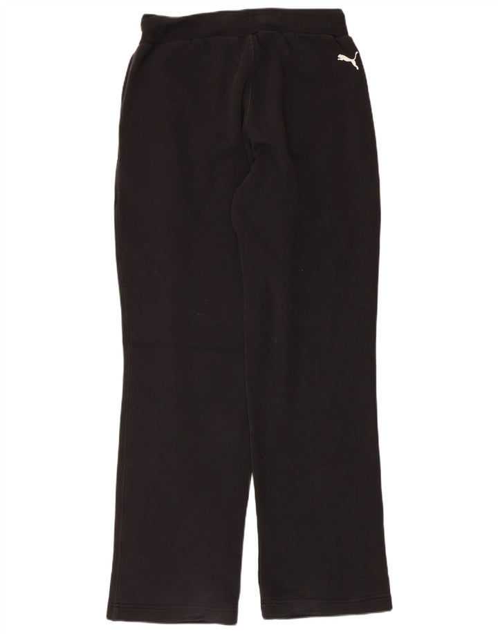 Pantaloni da tuta grafica da uomo Puma in cotone nero medio