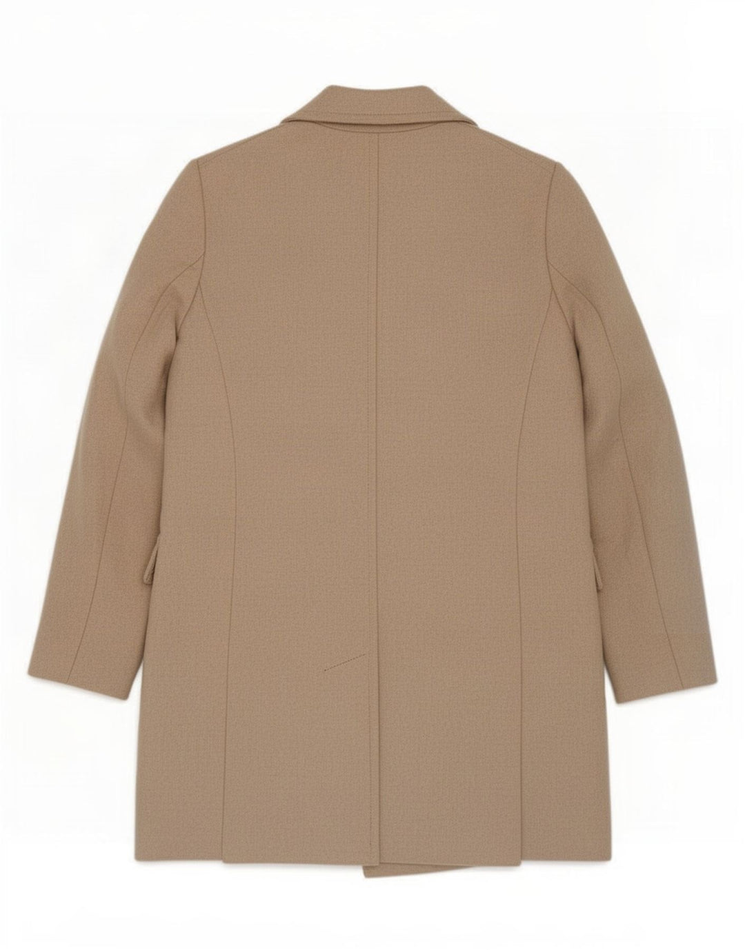 Cappotto doppiopetto da donna Zara UK 10 piccolo in lana beige