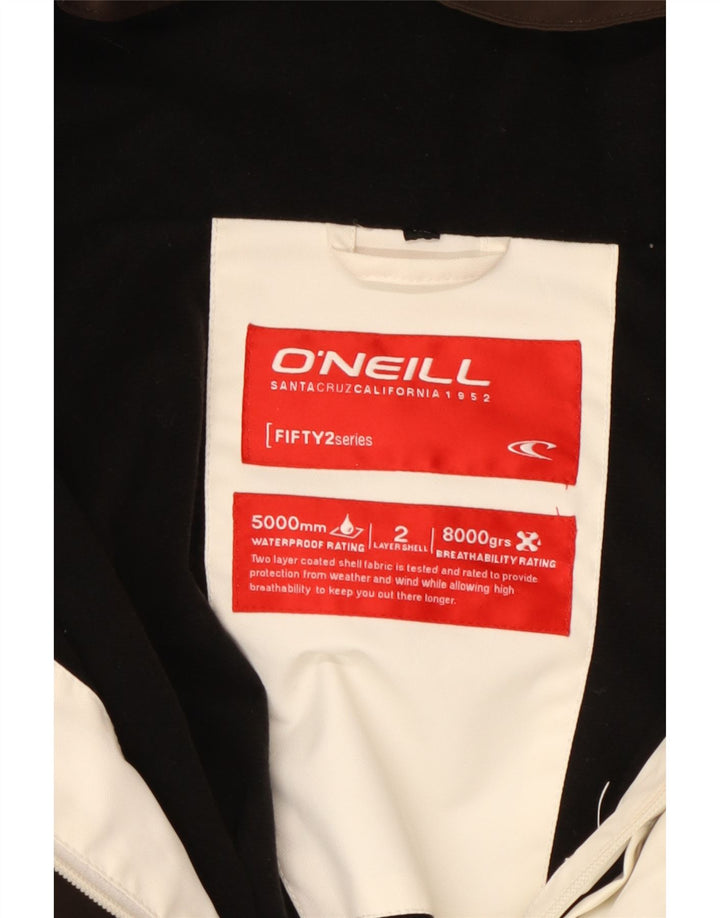Giacca a vento con cappuccio grafica da uomo O'NEILL UK 42 XL Black Colourblock