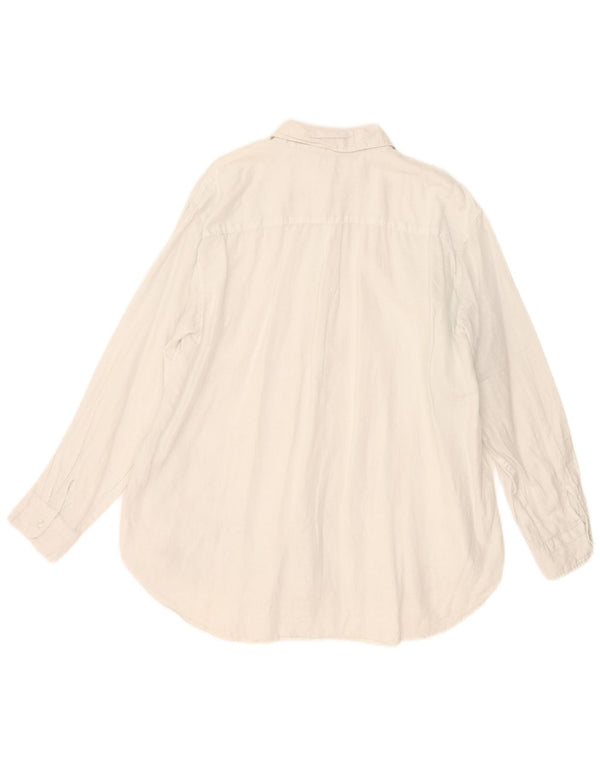 French Connection Womens Oversized Shirt UK 12 Medium White