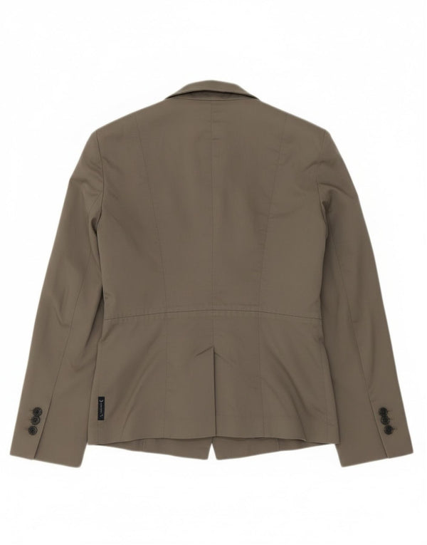 Giacca blazer da donna a 2 bottoni Armani Jeans EU 40 cotone grigio medio