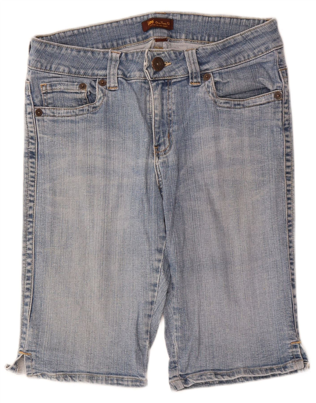 Pantaloncini di jeans da donna LEE US 11/12 Large W32 Cotone blu