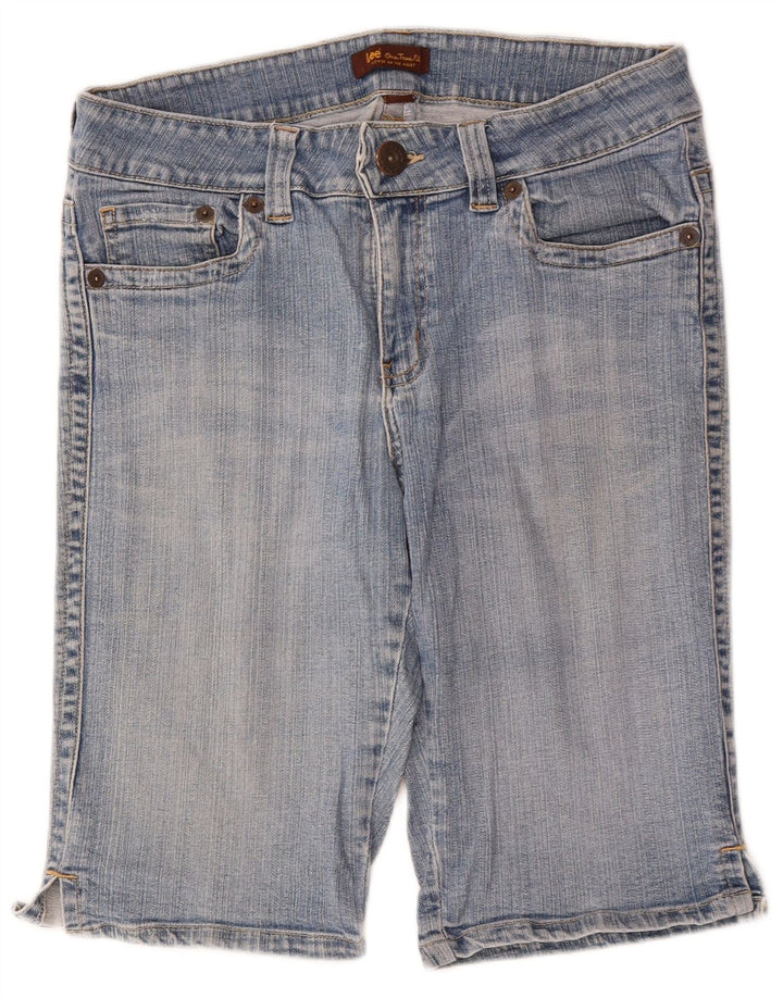 Pantaloncini di jeans da donna LEE US 11/12 Large W32 Cotone blu