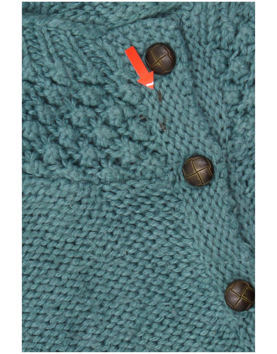 Maglione cardigan da donna Fat Face UK 8 piccolo acrilico blu