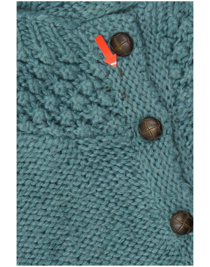 Maglione cardigan da donna Fat Face UK 8 piccolo acrilico blu