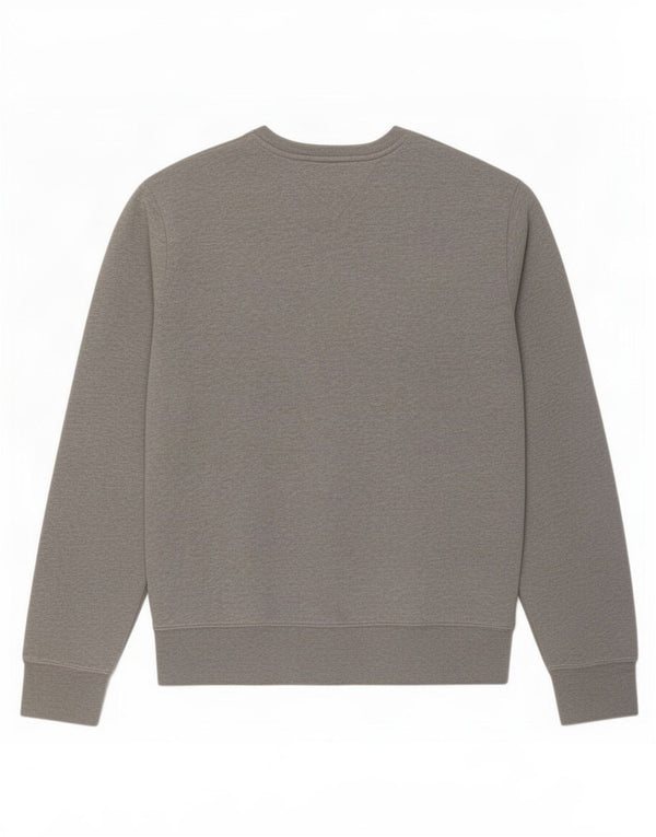 Tommy Hilfiger Uomo Vintage Fit Felpa Maglione Grande Grigio Chiazzato