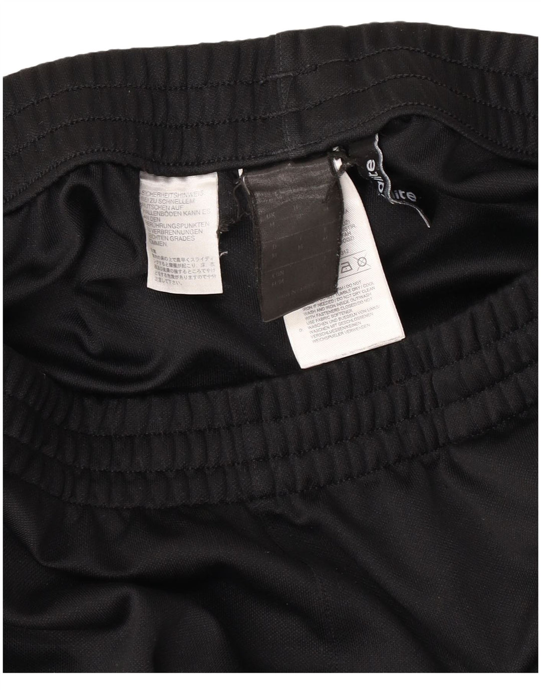 Pantaloni da tuta Adidas Climalite da uomo medio poliestere nero