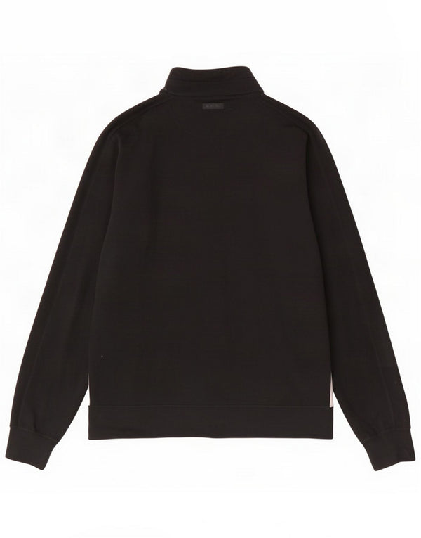 Champion Giacca da tuta da donna UK 16 Large Nero Colourblock Cotton
