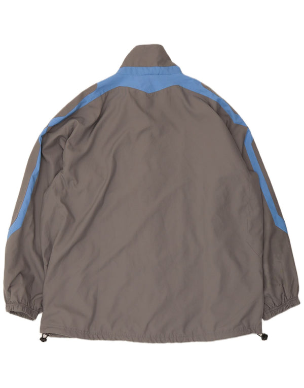 Giacca antipioggia da uomo Umbro UK 42 XL Poliestere color block grigio