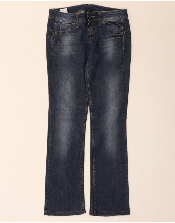 Jeans Bootcut da donna Benetton W28 L30 Blu