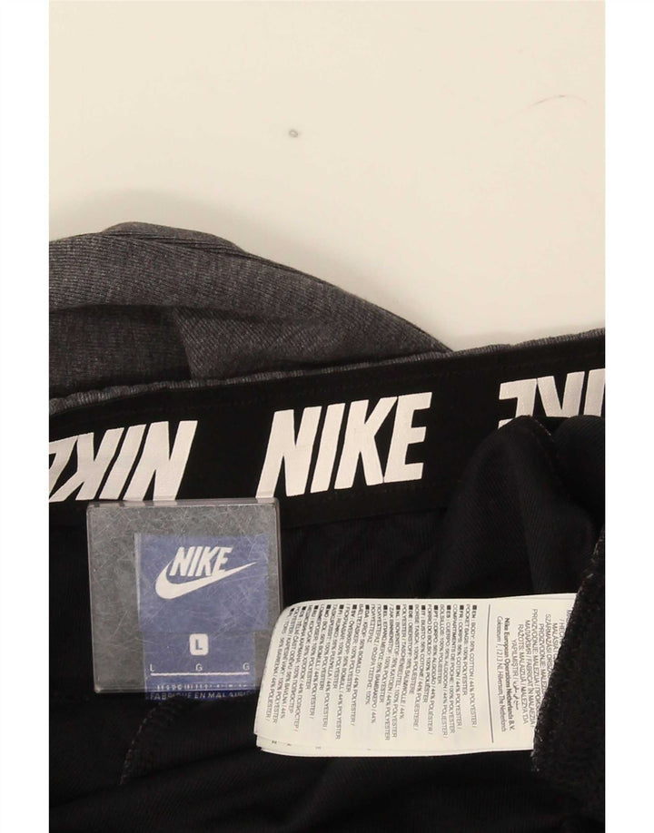 Pantaloni da tuta da uomo Nike Joggers grandi in cotone grigio