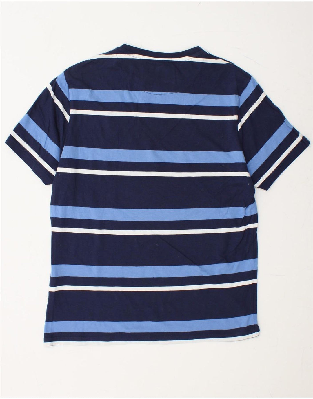 T-shirt da uomo LYLE & SCOTT Top in cotone a righe blu navy medio