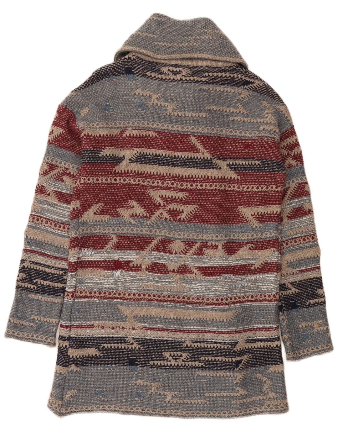 Maglione cardigan lungo da donna Carrera taglia unica multicolore azteco