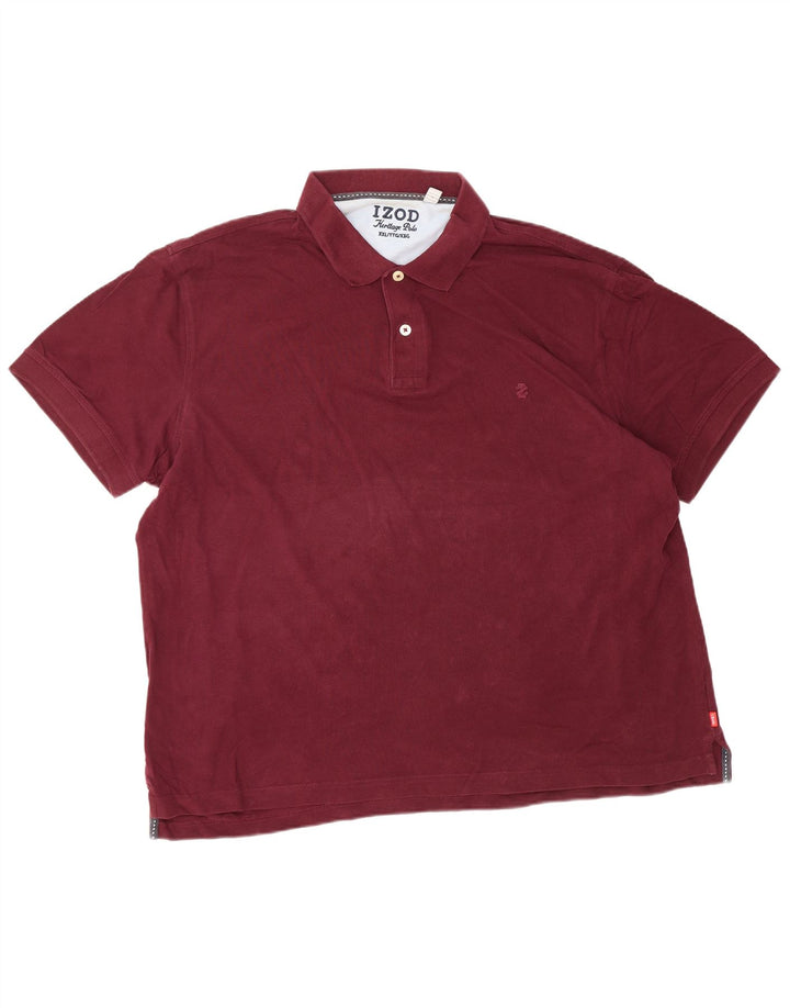 Polo IZOD da uomo Herritage Fit 2XL Bordeaux