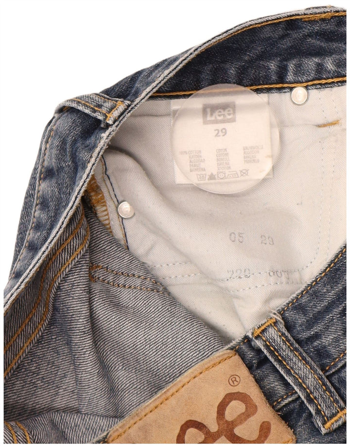 Jeans dritti da donna Lee W29 L30 cotone blu