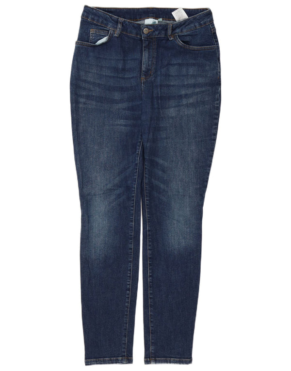 Jeans skinny da donna Weird Fish UK 14 medio W29 L30 cotone blu