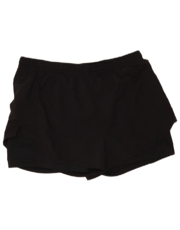 Pantaloncini sportivi Nike Dri Fit da donna UK 14 grandi neri