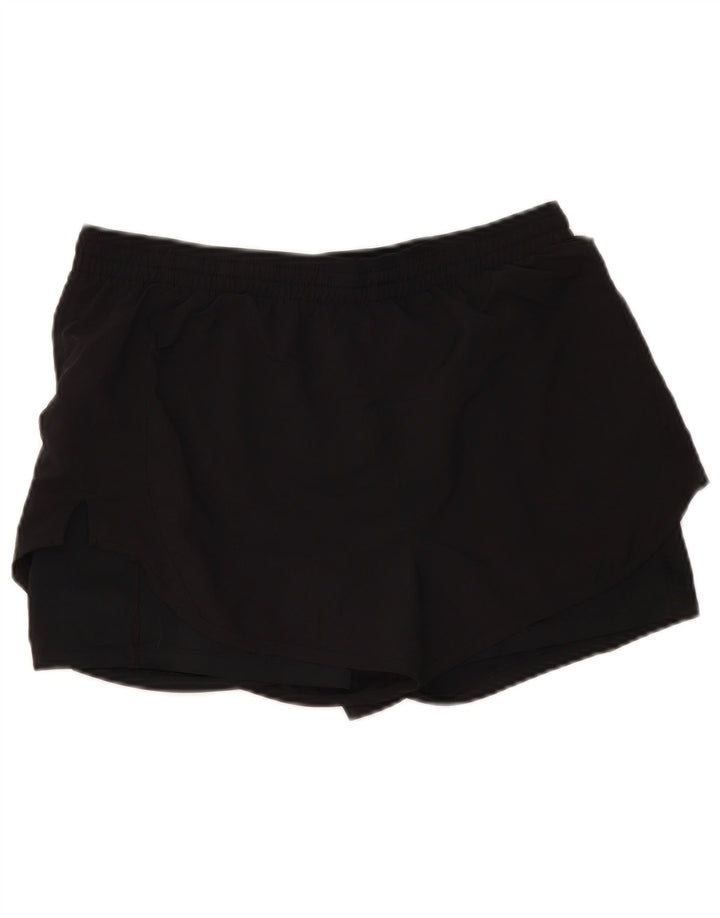 Pantaloncini sportivi Nike Dri Fit da donna UK 14 grandi neri