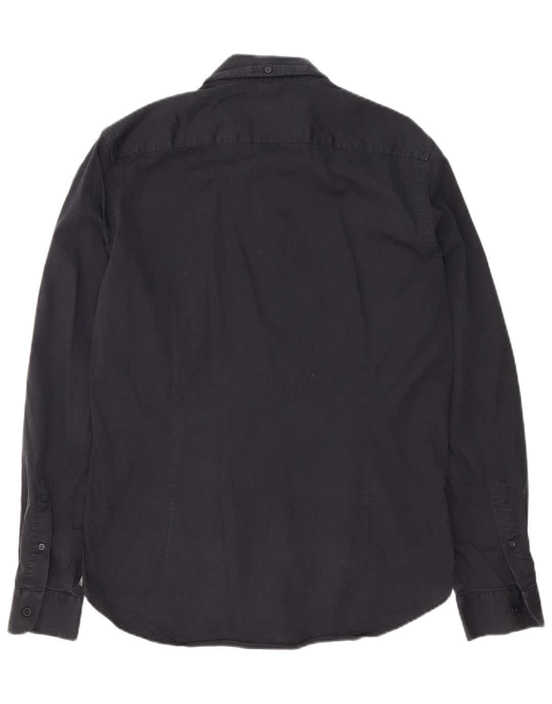 Camicia da uomo Ted Baker taglia 4 grande cotone nero