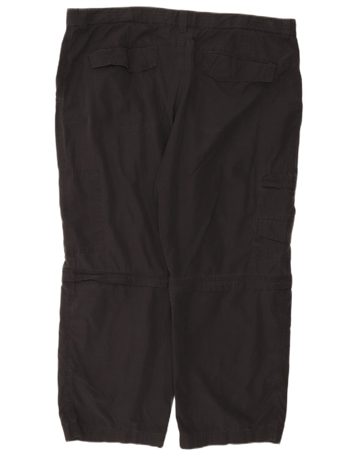 Pantaloni cargo dritti da uomo Marks & Spencer W44 L29 cotone nero
