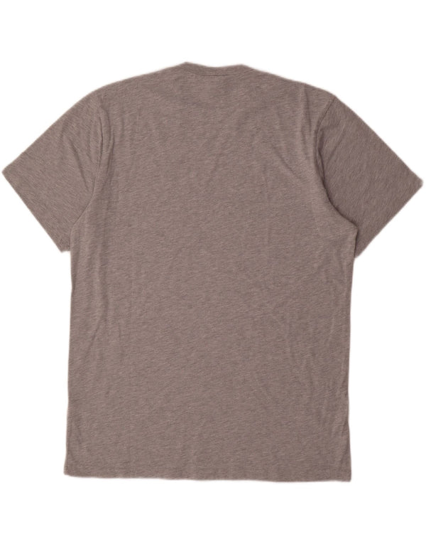 T-shirt grafica da uomo Helly Hansen Top XL in cotone grigio